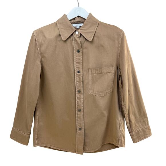VINCE Cotton Twill Shirt Jacket Small - Picture 4 of 7